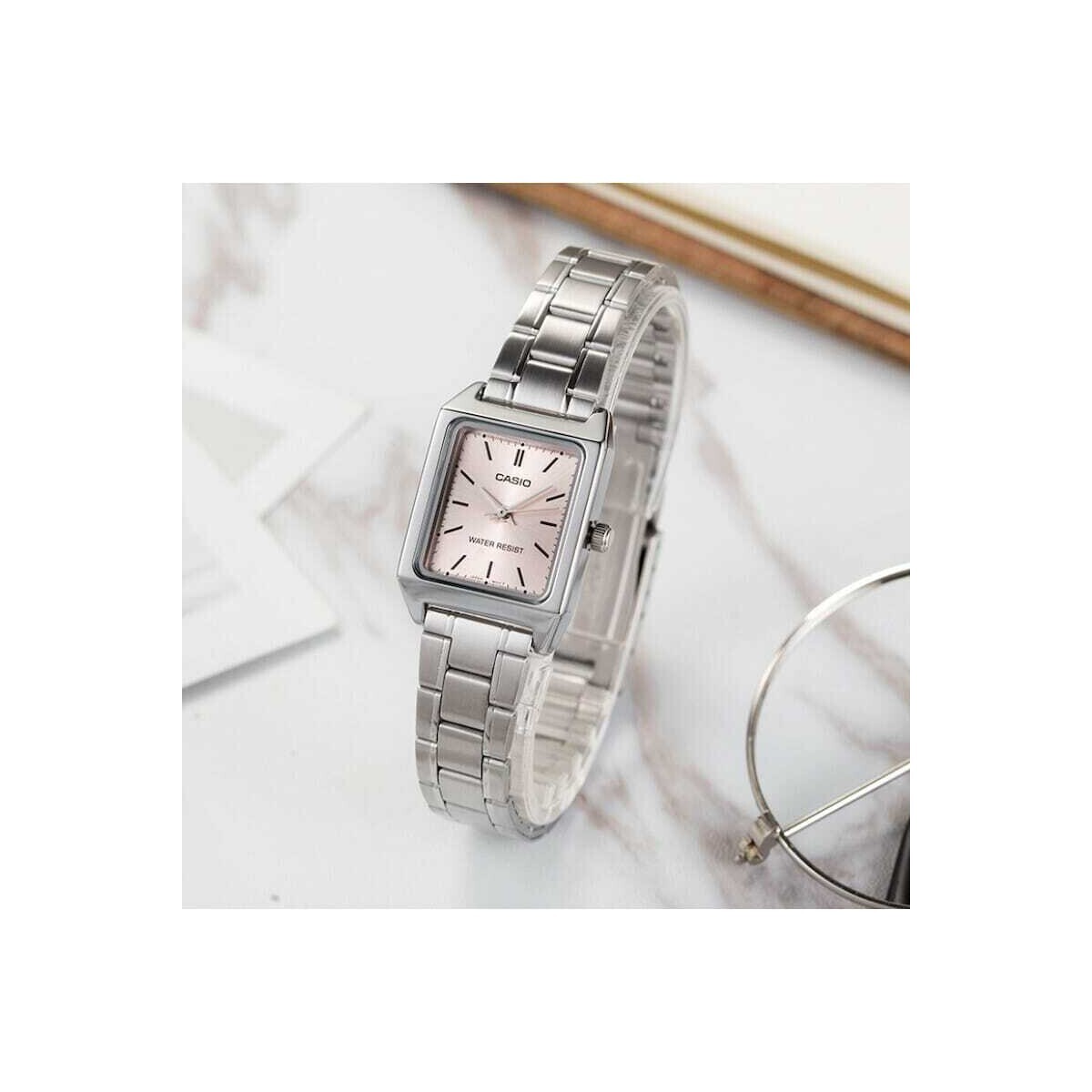 Casio  Dámské analogové hodinky Aburu stříbrná  Stříbrná