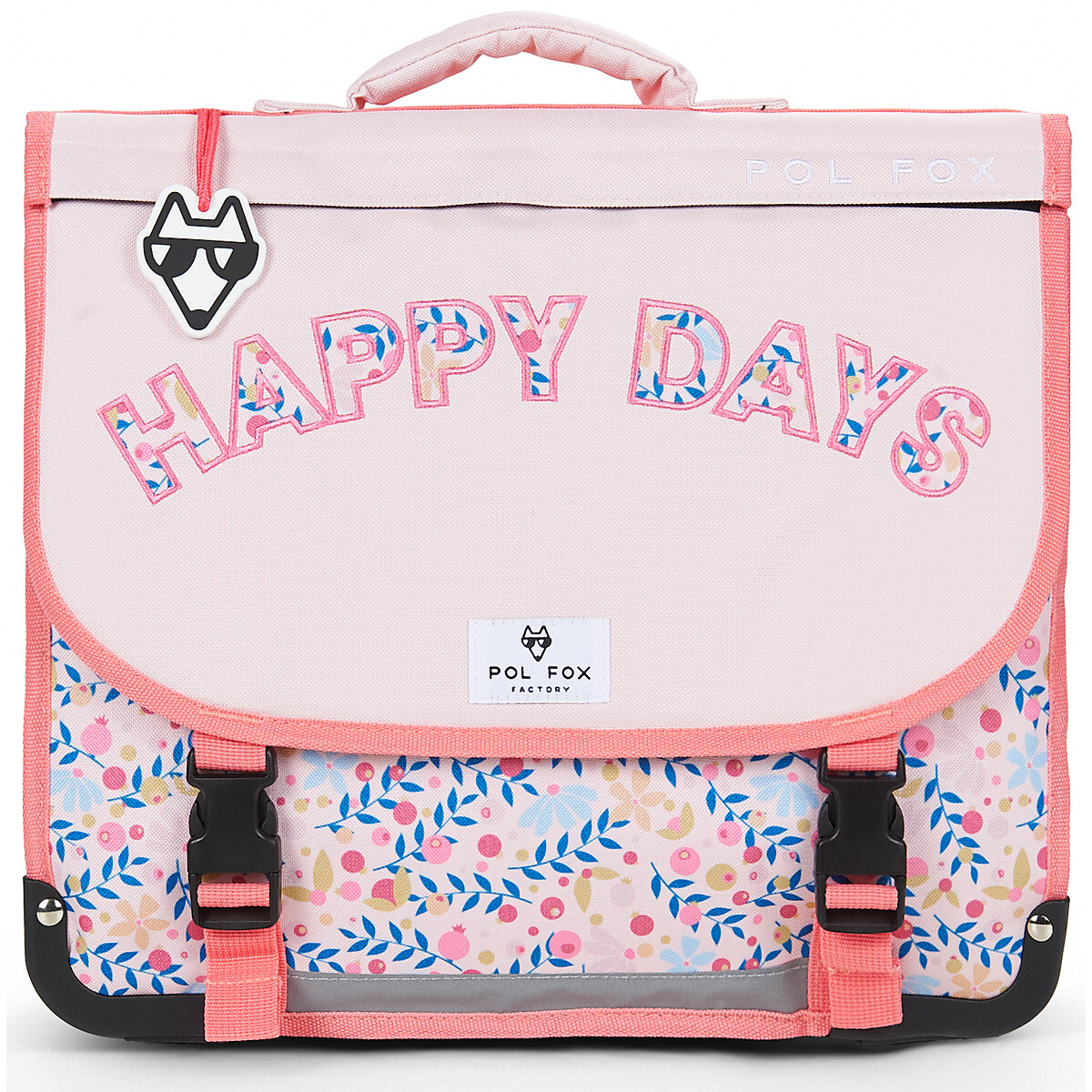 Pol Fox CARTABLE 38 CM HAPPY BLUSH Růžová