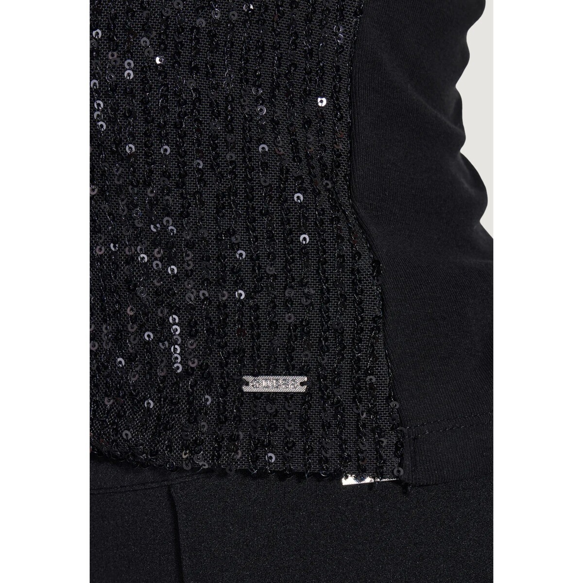 Guess  SL ALEXIA SEQUINS TANK TOP W6GP26 K3157  Černá