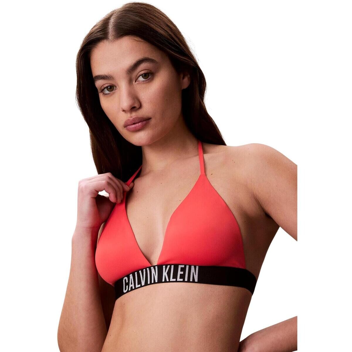 Calvin Klein Jeans  HALTER TRIANGLE LV00Q61222  Oranžová