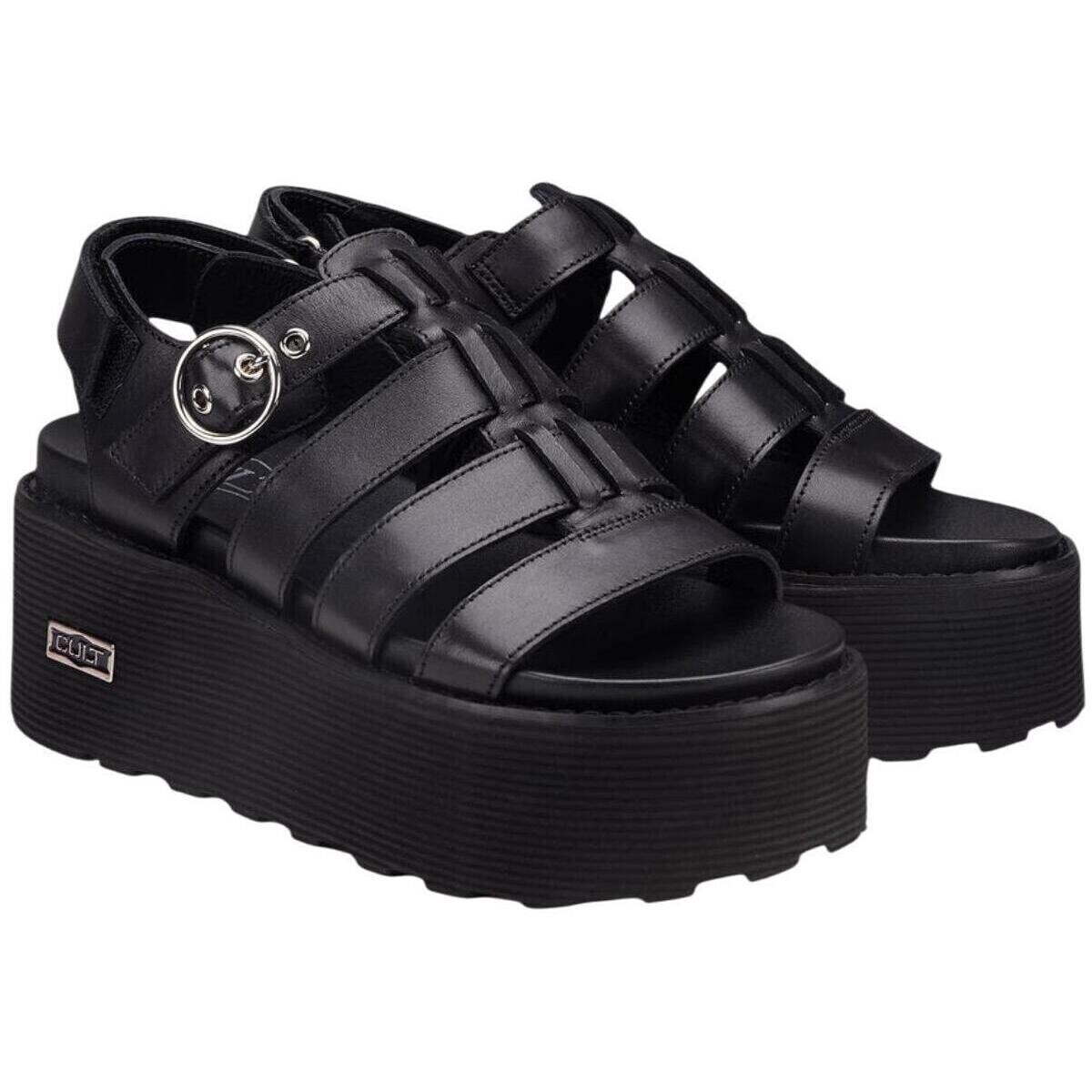 Cult  NANCY 4488 SANDAL W LEATHER BLACK CLW448800  Černá