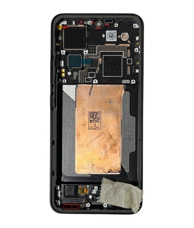 LCD display + dotyková deska + přední kryt pro Xiaomi Redmi Note 15 Pro 5G, black (Service Pack)