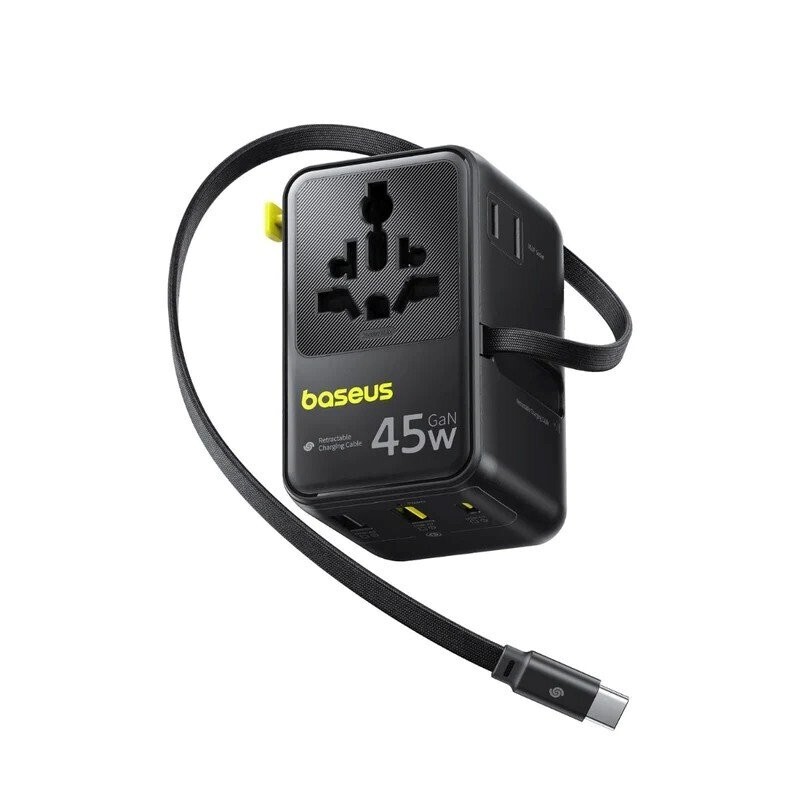 Cestovní nabíječka Baseus PicoGo AG11 Fast Universal 45W Cosmic, černá