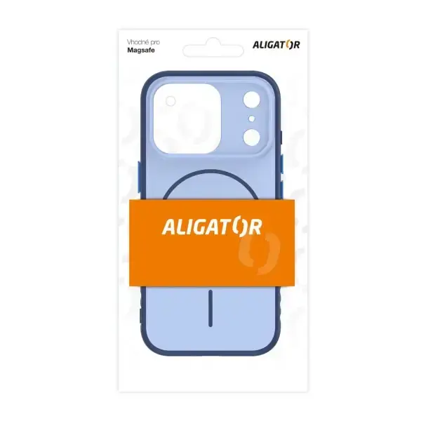 Pouzdro ALIGATOR MagFit pro Apple iPhone 17 Pro, modrá