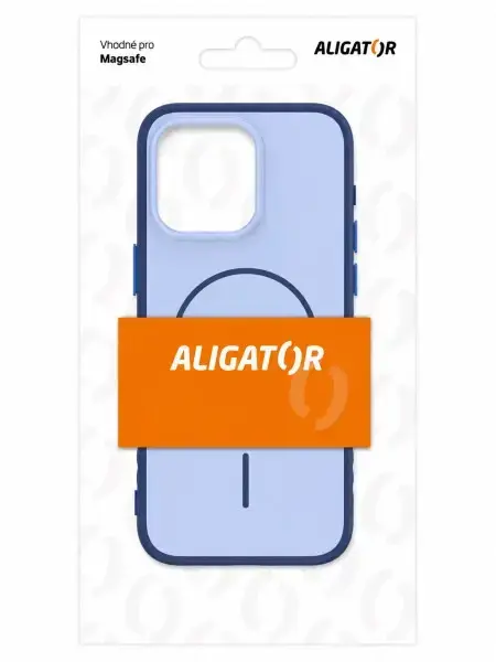 Pouzdro ALIGATOR MagFit pro Apple iPhone 15 Pro, modrá