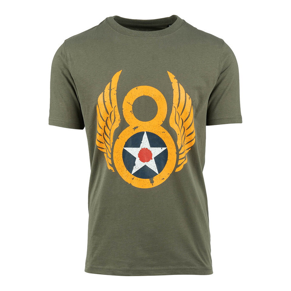 Tričko Fostex Eighth Air Force - olivové, S