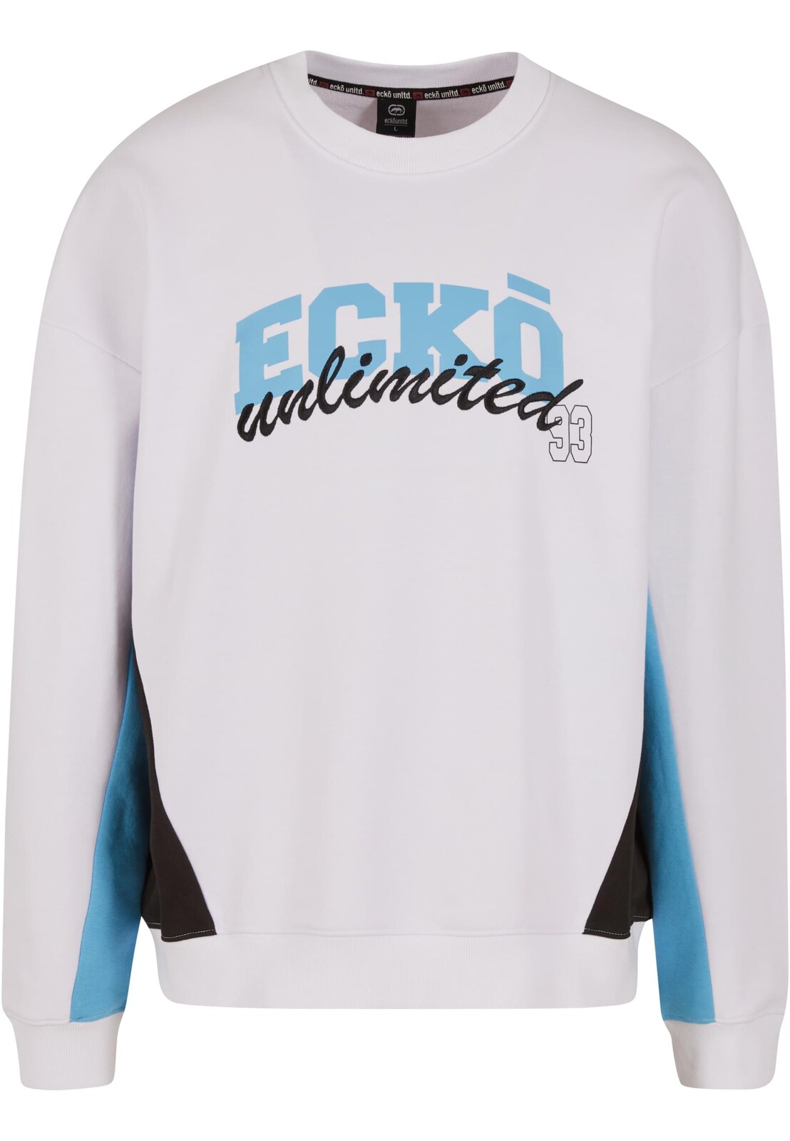 Mikina Ecko Unltd. Drap - bílá-modrá, S