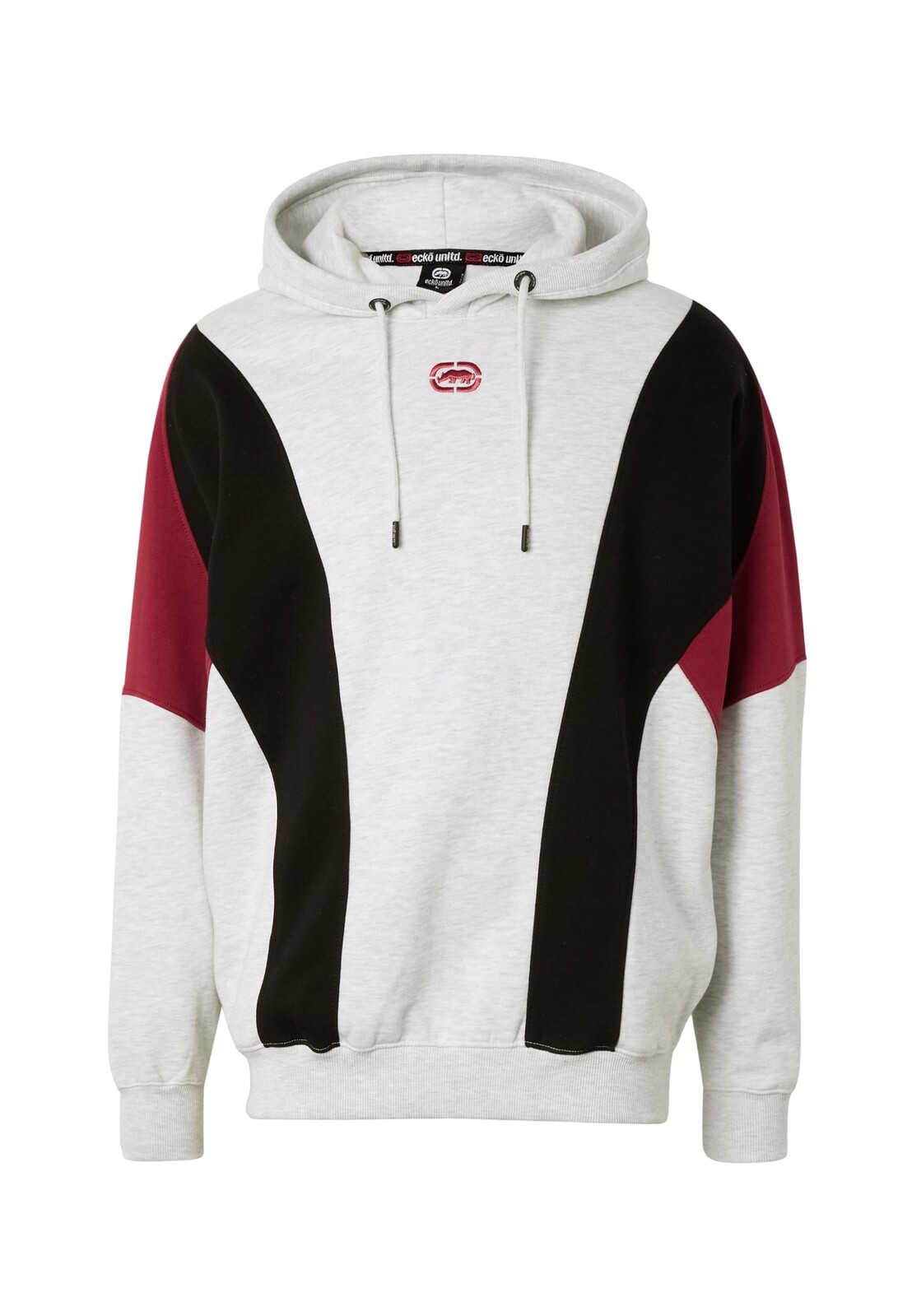 Mikina Ecko Unltd. Hoodie Pro - bílá-černá, S