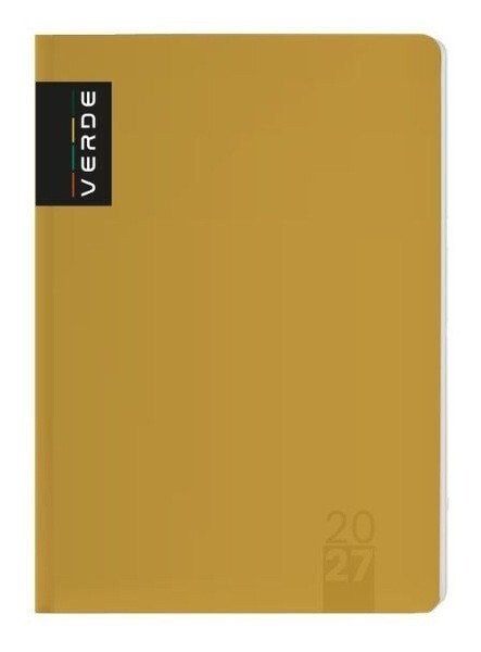 Karton P+P Týdenní diář 2027 - A5 - VERDE hořčice - 8-65826 – Karton P+P | Žlutá |
