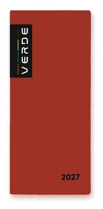 Karton P+P Měsíční diář 2027 - PVC- VERDE cihlová - 8-61226 – Karton P+P | Červená |