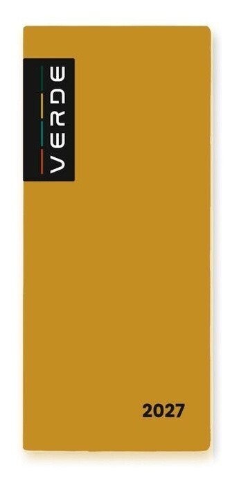 Karton P+P Měsíční diář 2027 - PVC- VERDE hořčice - 8-61326 – Karton P+P | Žlutá |
