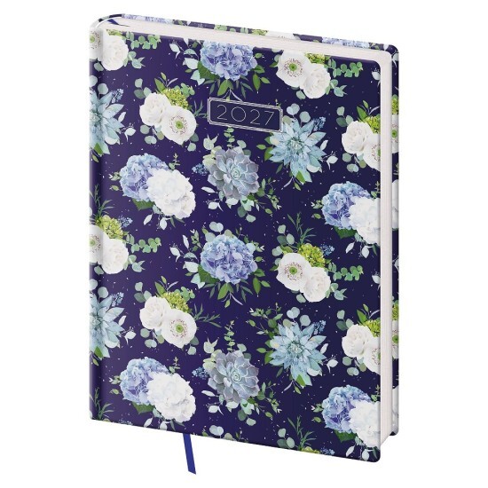 Helma 365 Denní diář B6 - Vario - Lyra Floral - DVL432-12-27