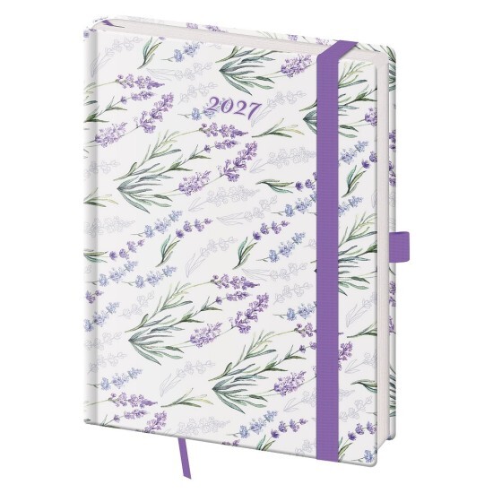 Helma 365 Týdenní diář B6 - Vario - Lavender s gumičkou - DVR433-07-27
