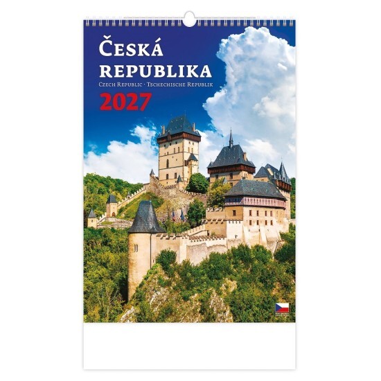 Nástěnný kalendář 2027 - Česká republika - N101-27 - Helma 365 5