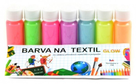 Artemiss Sada barev na textil Glow - 7 x 20 g - KTSV720