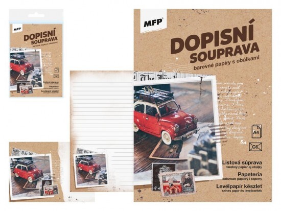 MFP Dopisní souprava LUX 5+10 - Auto - 5550305