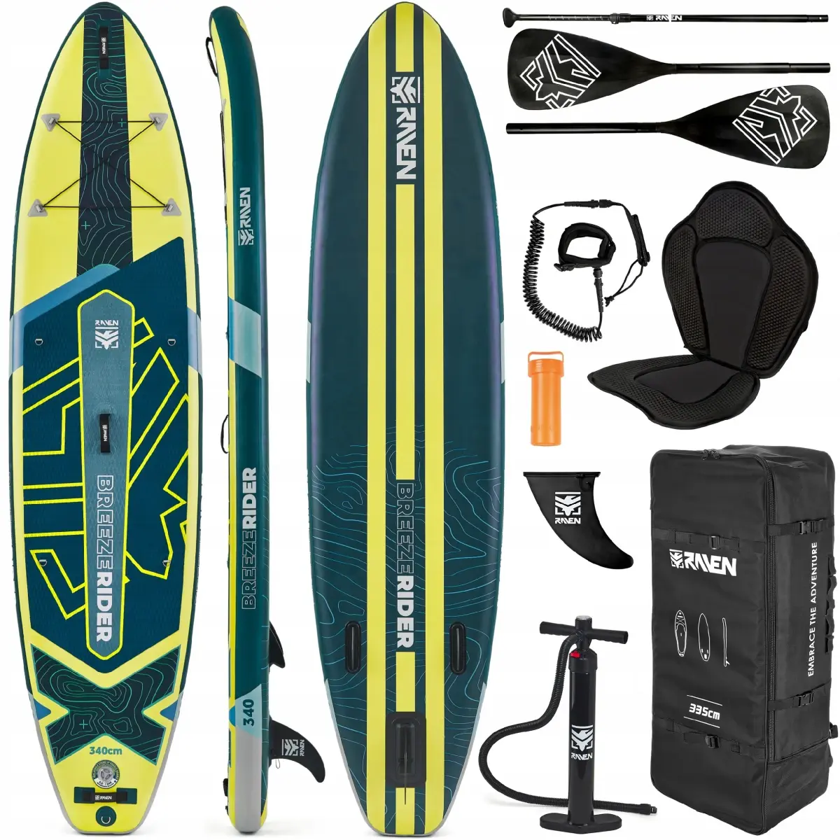 Raven BreezeRider 340 cm Navy/Lime