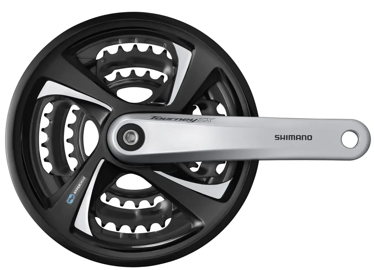 Shimano Tourney FC-TY801 42/32/22 Stříbrné kliky