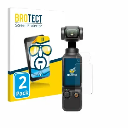 Ochranné fólie 2 Pack BROTECT HD-Clear Screen Protector for DJI Osmo Pocket 3 (Display + Lens)