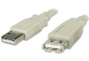USB 2.0 kabel prodlužovací A-AF 0,8m