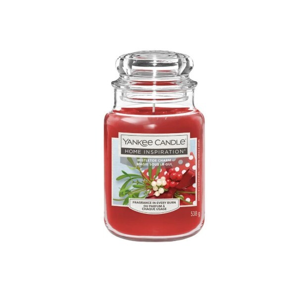 Yankee Candle Aromatická svíčka velká Mistletoe Charm 538 g