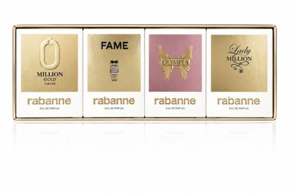 Rabanne Mini sada Rabanne pro ženy - Million Gold - EDP 5 ml + Fame - EDP 4 ml + Olympea - EDP 6 ml + Lady Million - EDP 5 ml