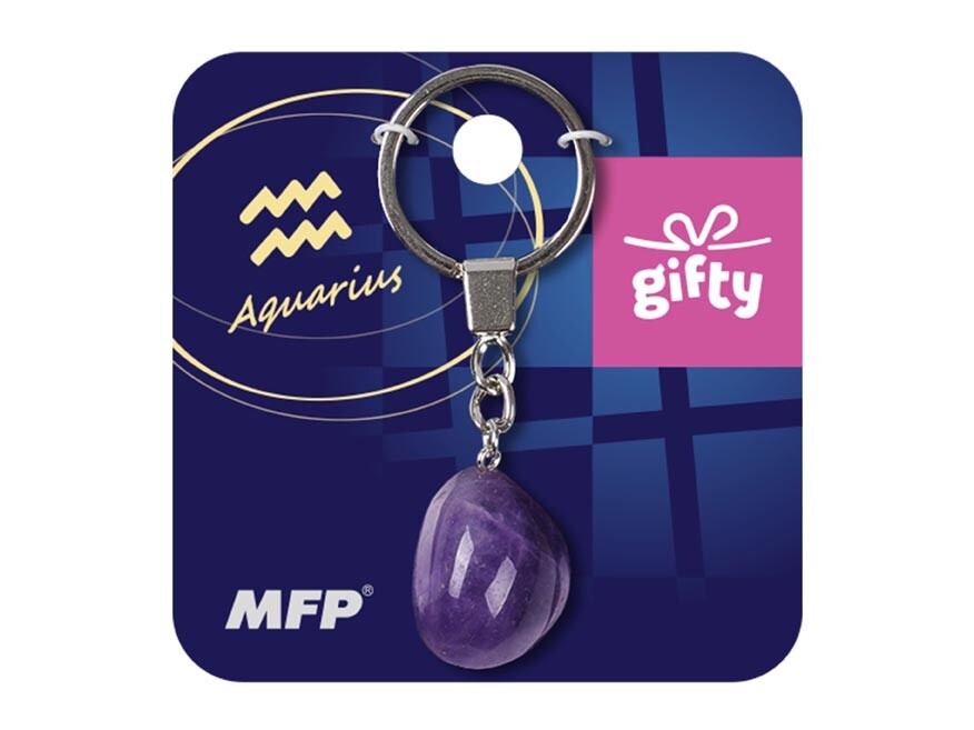 MFP 1042447 Gifty - Klíčenka Zodiac - Aqaurius