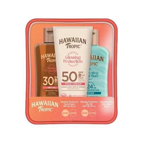 Hawaiian Tropic Glowing Protec.Mini Trio SPF30+50