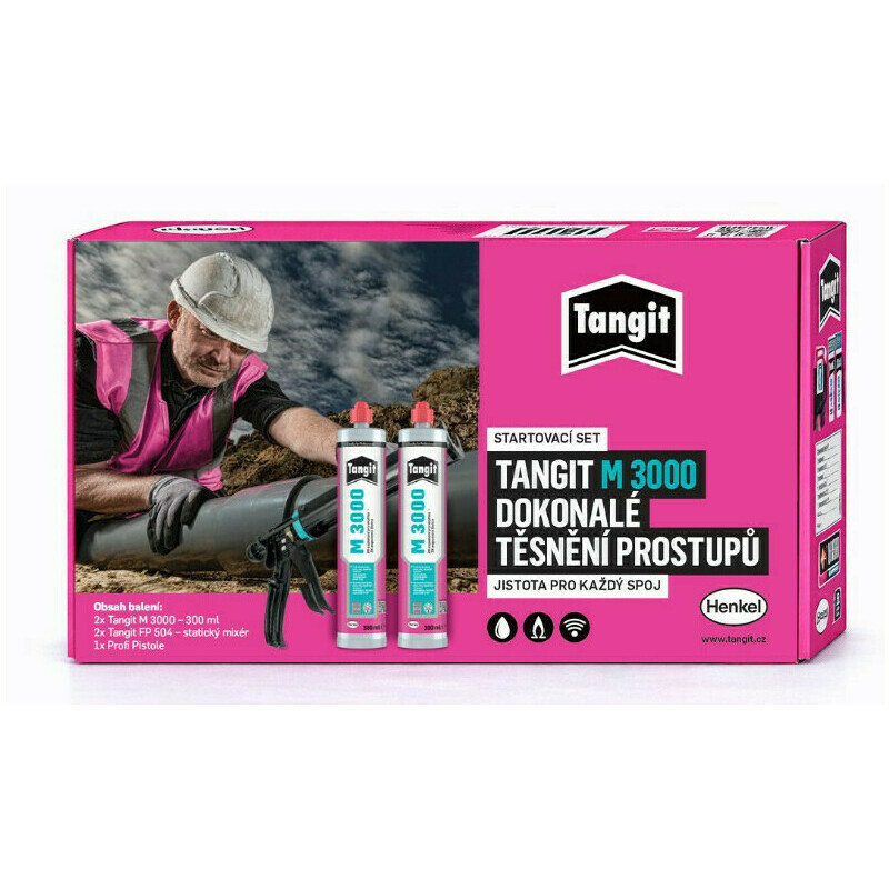Set startovací Tangit M 3000 (2× kartuše 300 ml + pistole)