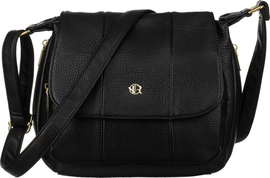 Rovicky Černá dámská crossbody kabelka se zlatými zipy R-KP-13-A19 Velikost: ONE SIZE