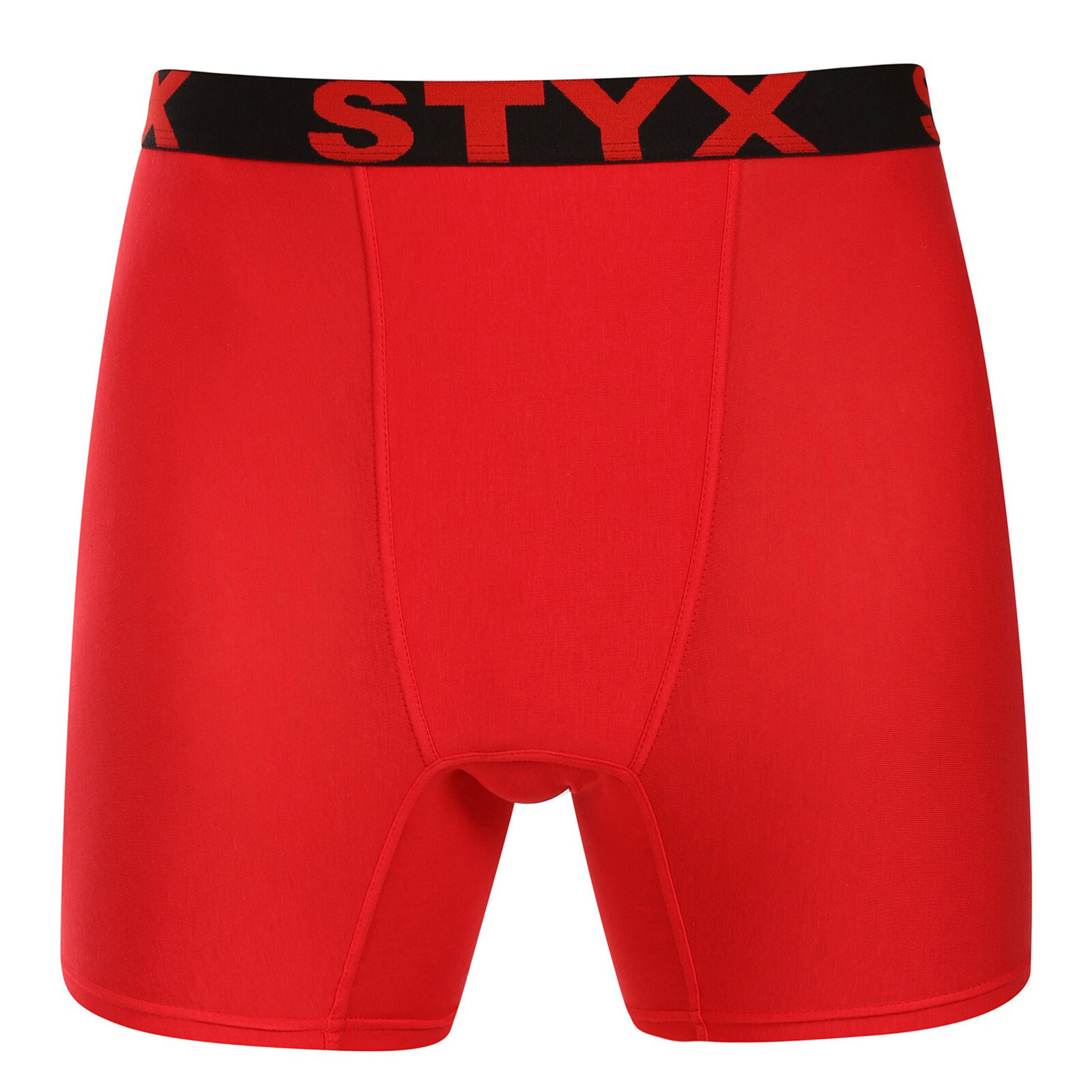Pánské boxerky Styx long sportovní guma červené (UN1064) XXL, trenky / trenýrky