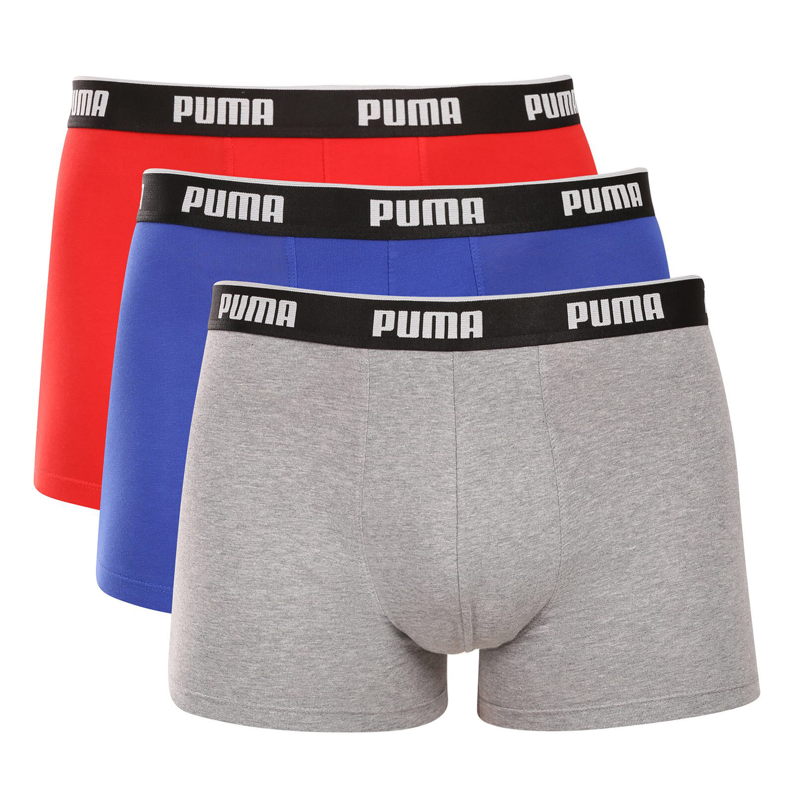 Poškozený obal - 3PACK pánské boxerky Puma vícebarevné (701234187 010) XL, trenky / trenýrky