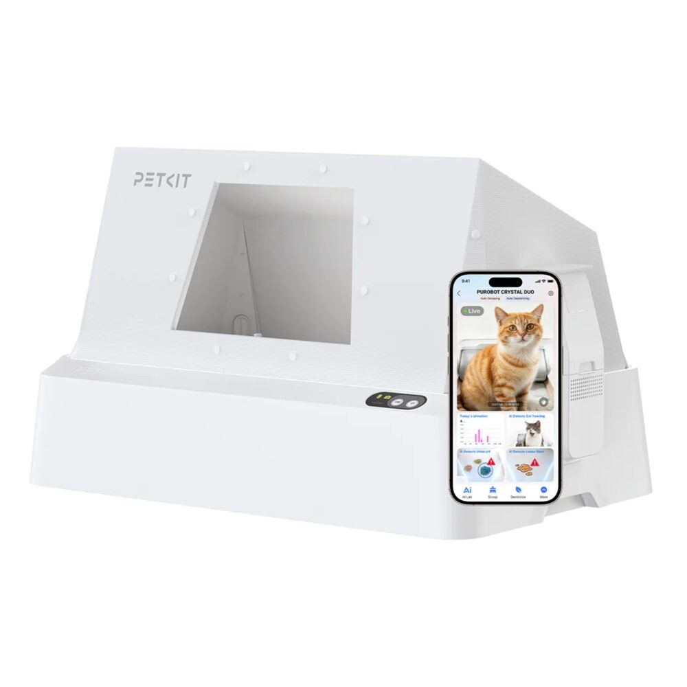 Petkit Purobot Crystal Duo with Hood | Automatická toaleta pro kočky
