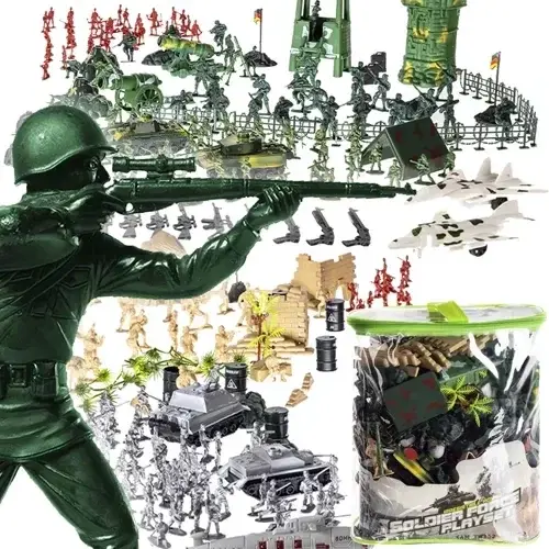 Vojenská základna XXL SOLDIERS – sada 300 ks