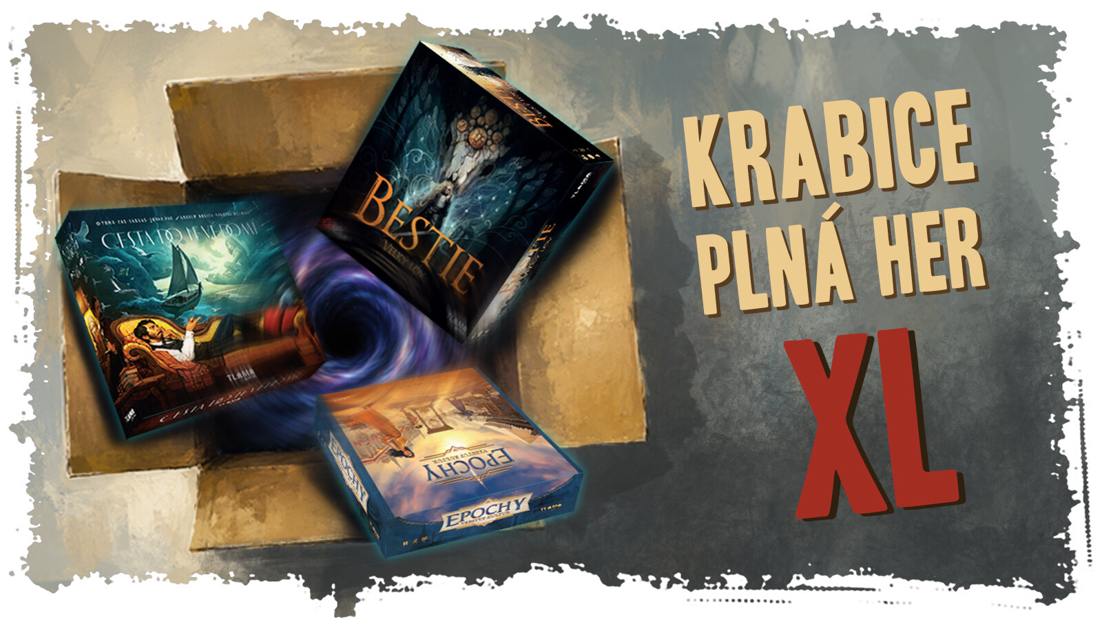 TLAMA games Krabice plná her - XL