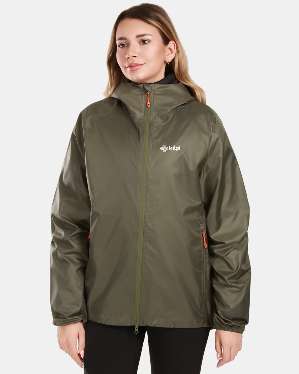 Outdoorová nepromokavá bunda kilpi jaluu-u tmavě zelená xs