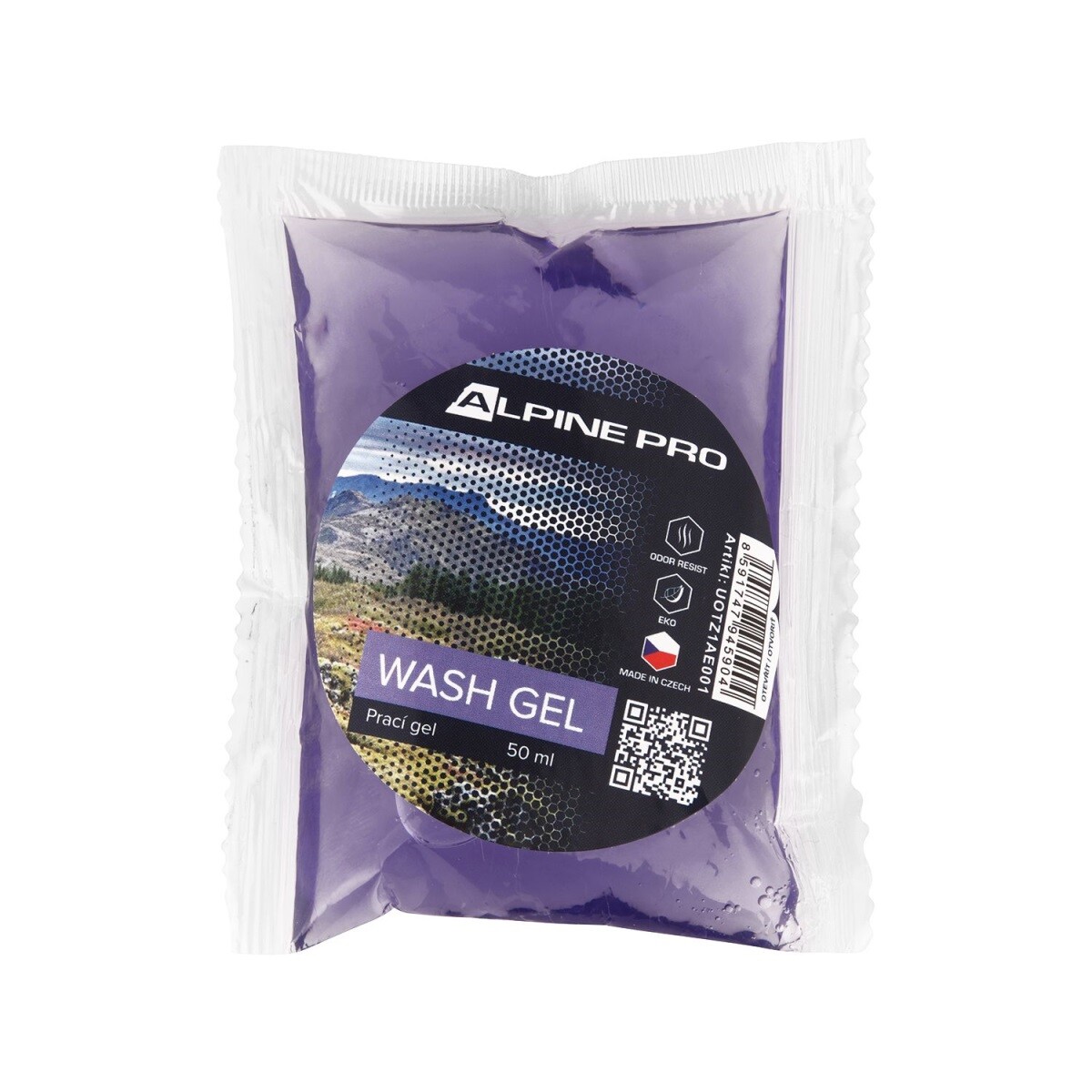 Prací gel pro oudoorové a funkční oblečení alpine pro wash gel 50 ml šedá 50 ml