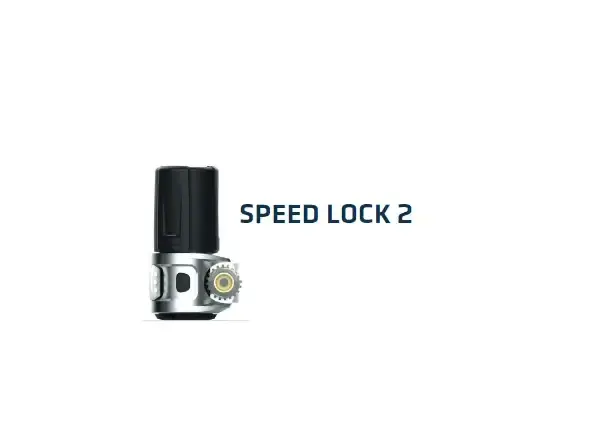 Leki Speed Lock 2 16/14mm zámek pro skialpové hole - předmontovaný