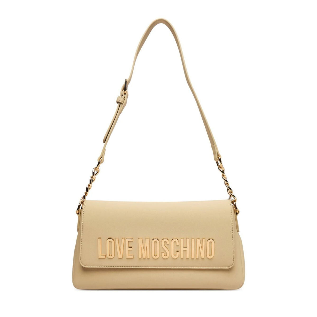 Love Moschino dámská módní kabelka přes rameno - béžová - One size