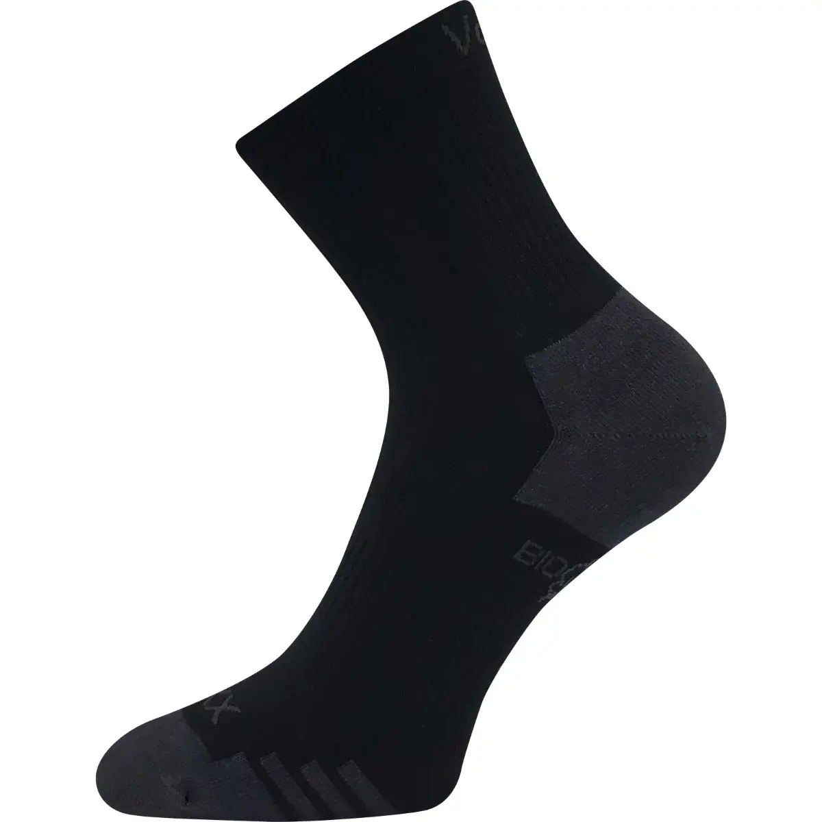 VOXX Ponožky sportovní z BIO bavlny BOAZ černé (3 páry) 39-42 120143