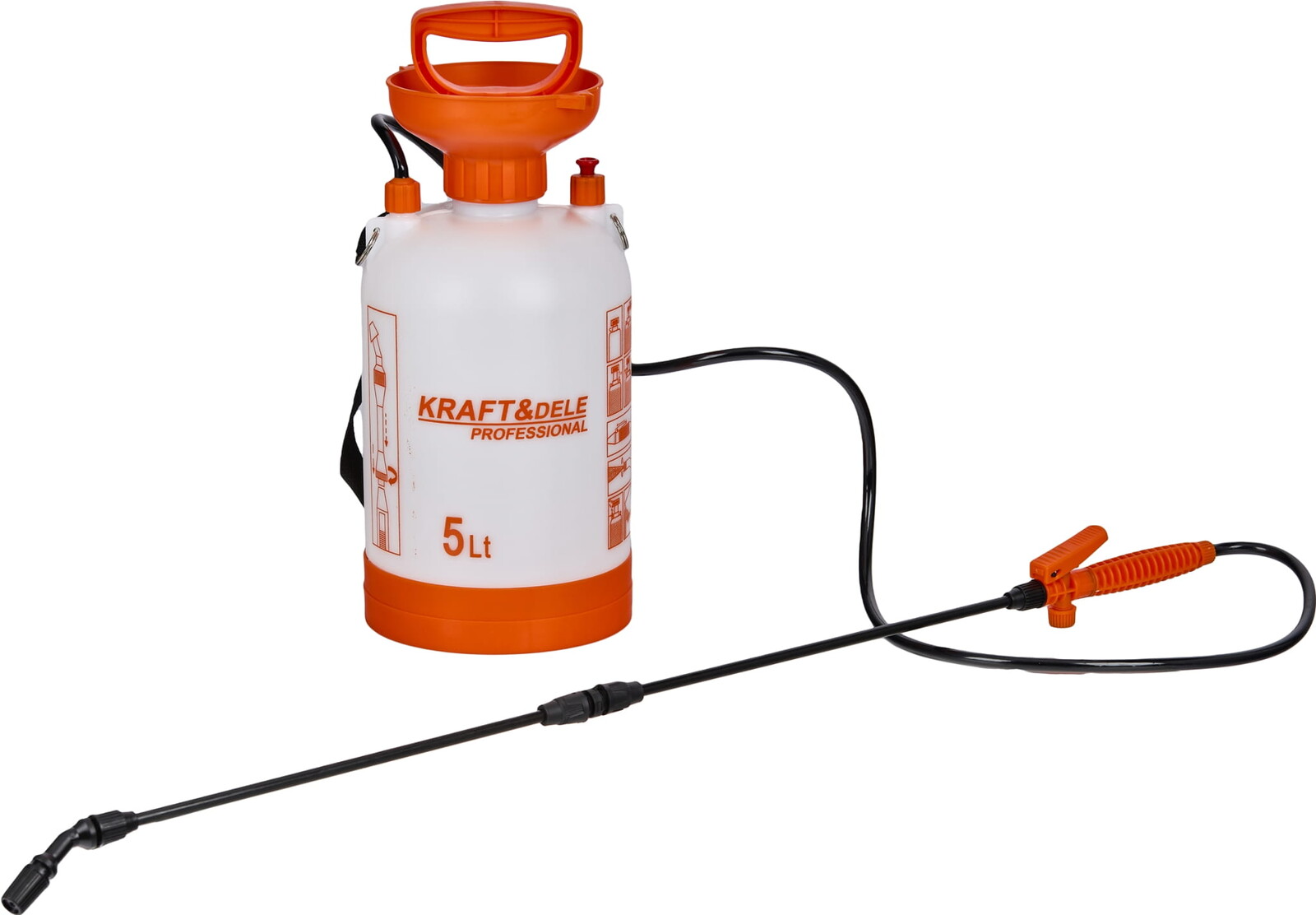 KRAFT&DELE Tlakový postřikovač 5 l + postřikovací tyč KD2033