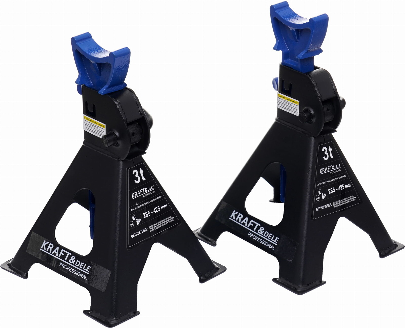KRAFT&DELE Dílenské podpěry pod auto 285–425 mm, 3 t KD3171