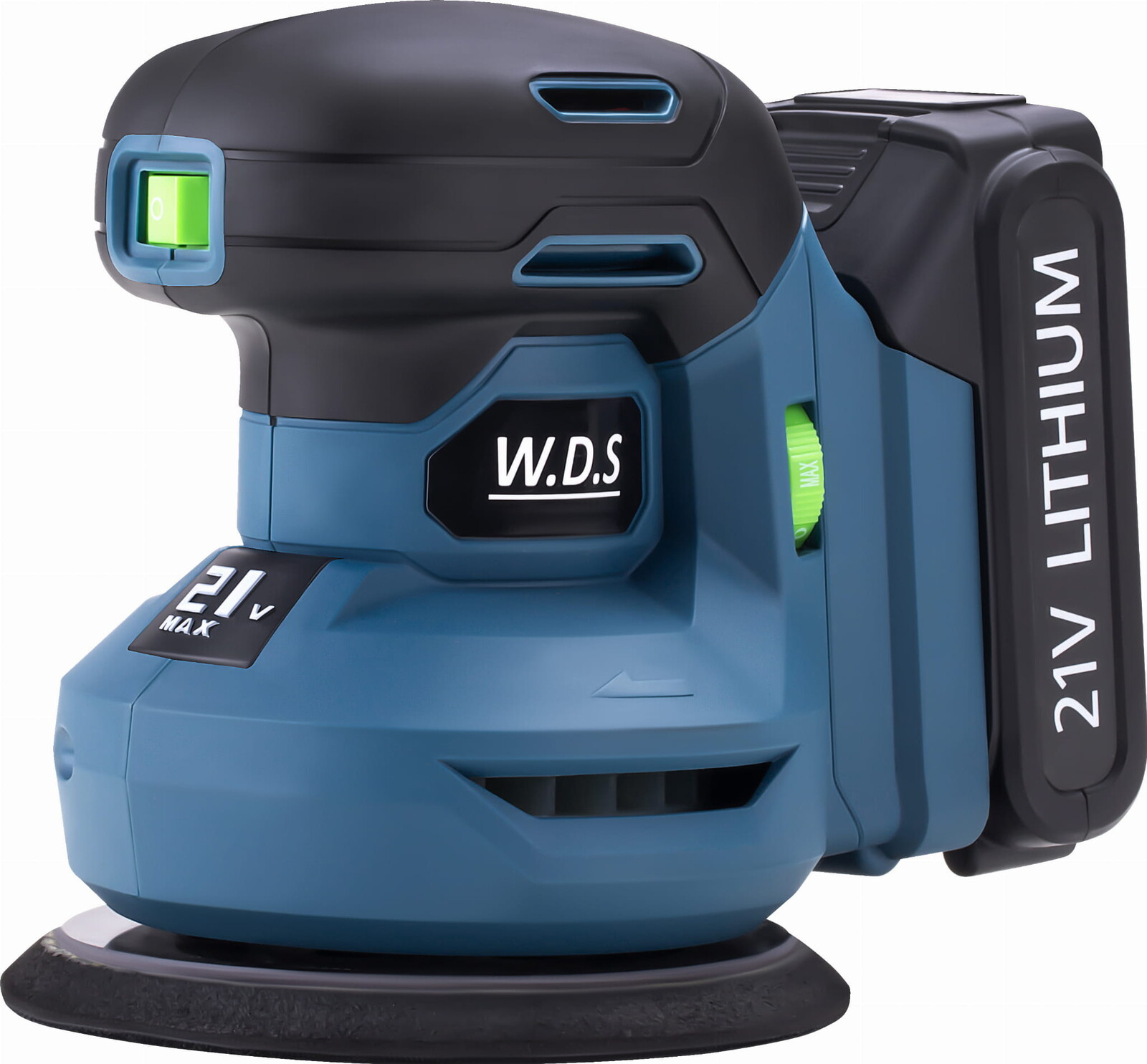 W.D.S Excentrická bruska 21 V, 3,0 Ah, 3 Ah, 125 mm WDS2525