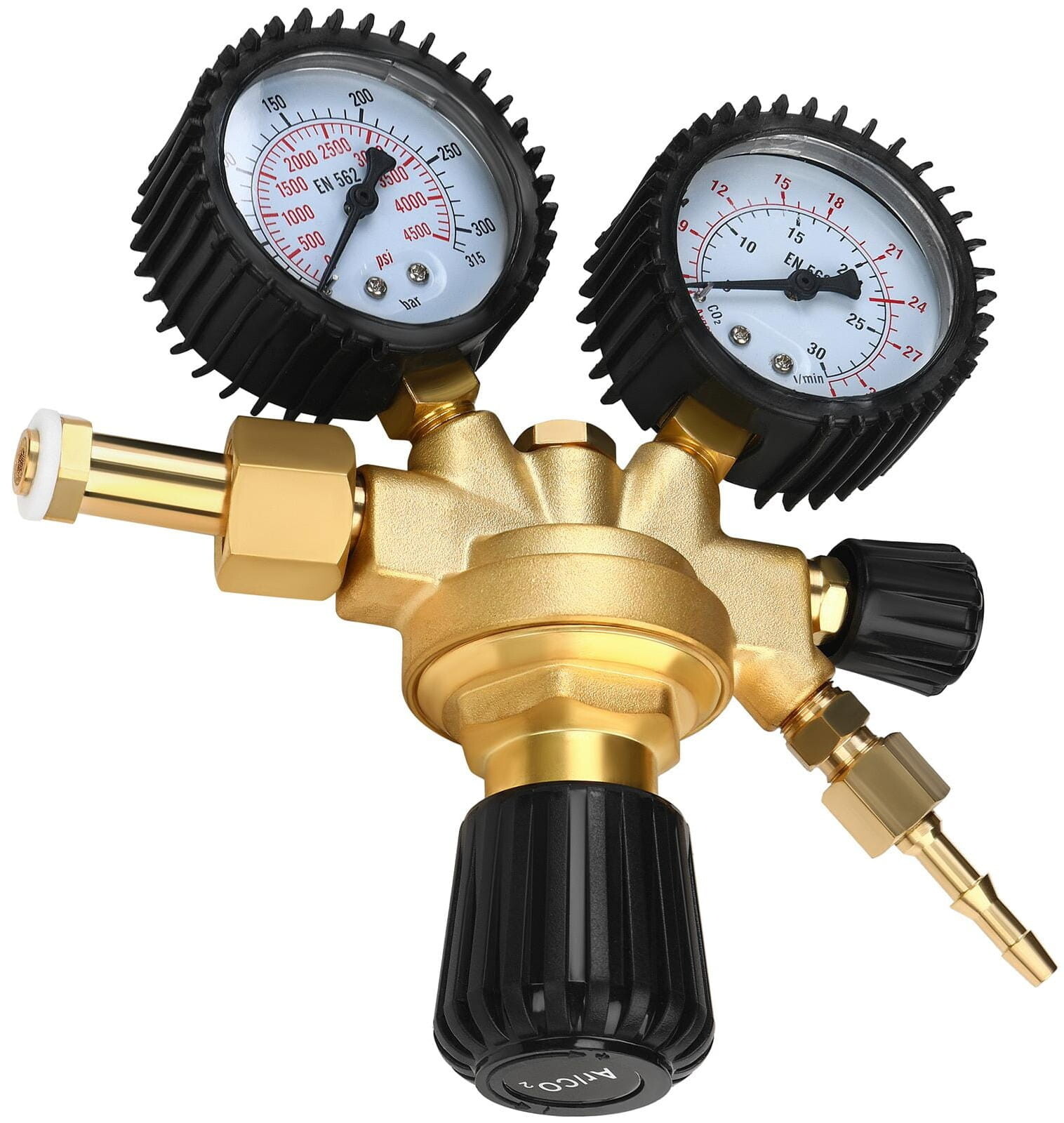 KRAFT&DELE Redukční ventil Ar/CO2 pro plynovou láhev KD1822