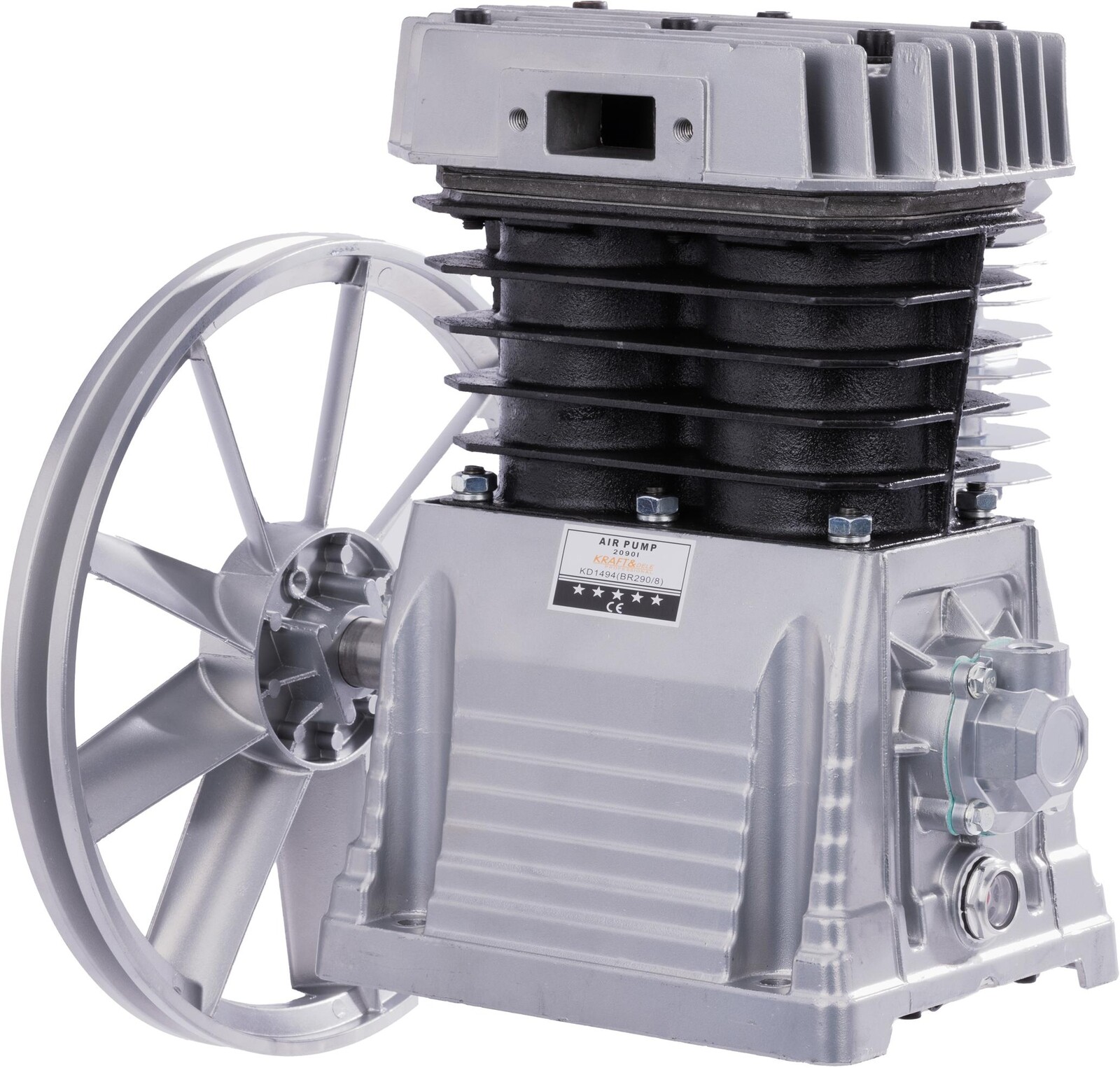 KRAFT&DELE Vzduchový kompresor 5,5 kW, 2 písty, 820 l/min KD1494