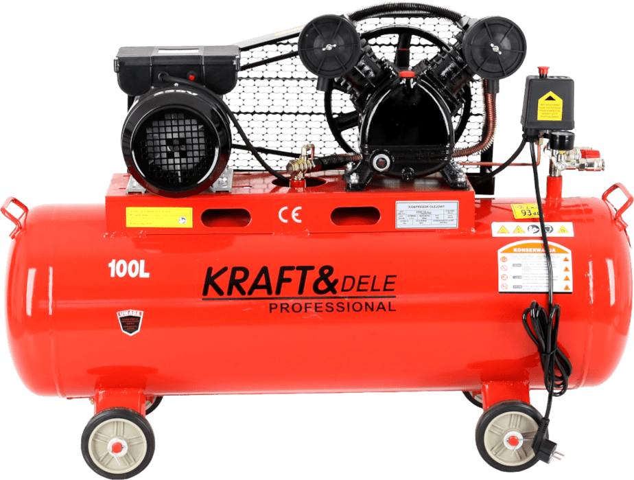 KRAFT&DELE Olejový kompresor 100 l, 230 V KD402