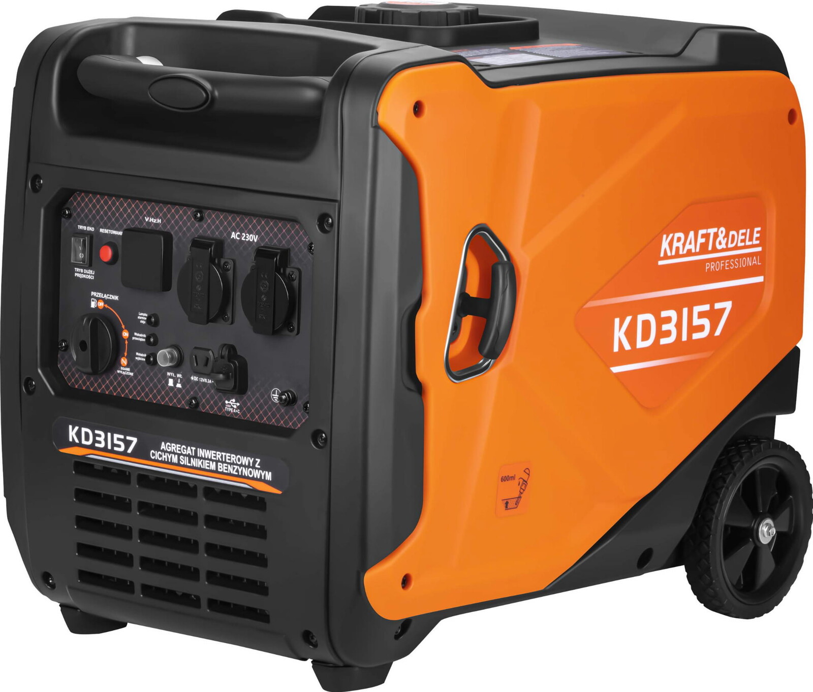 KRAFT&DELE Invertorový agregát 4,5 kW, 230 V KD3157