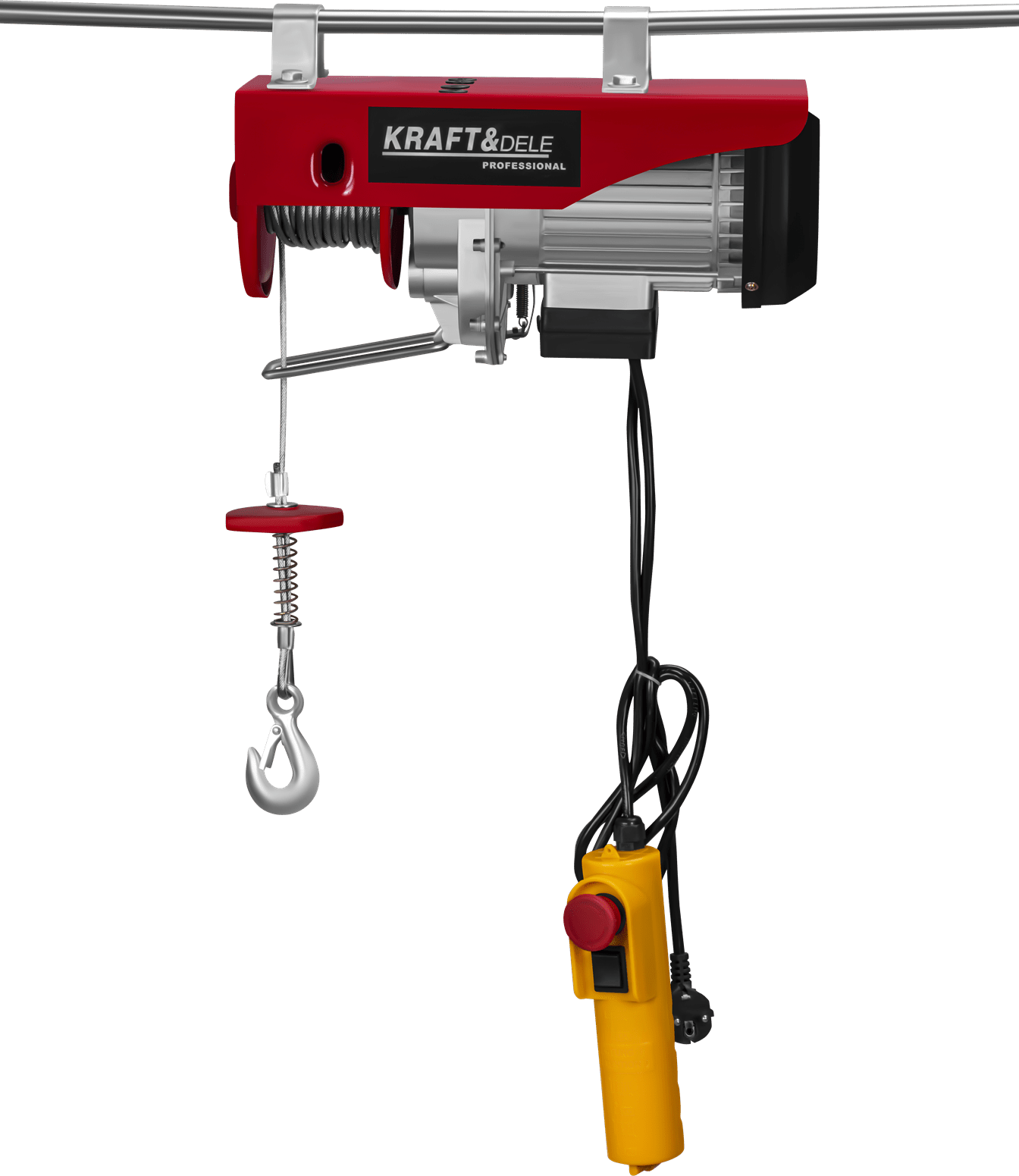 KRAFT&DELE Elektrický naviják 230 V, 1250 W, 300/600 kg KD2191