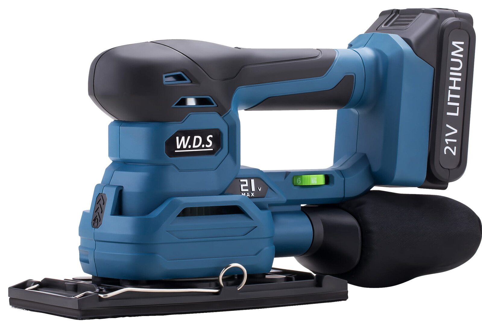 W.D.S Excentrická bruska 21 V, 3,0 Ah, 3 V, 1,21 V WDS2526