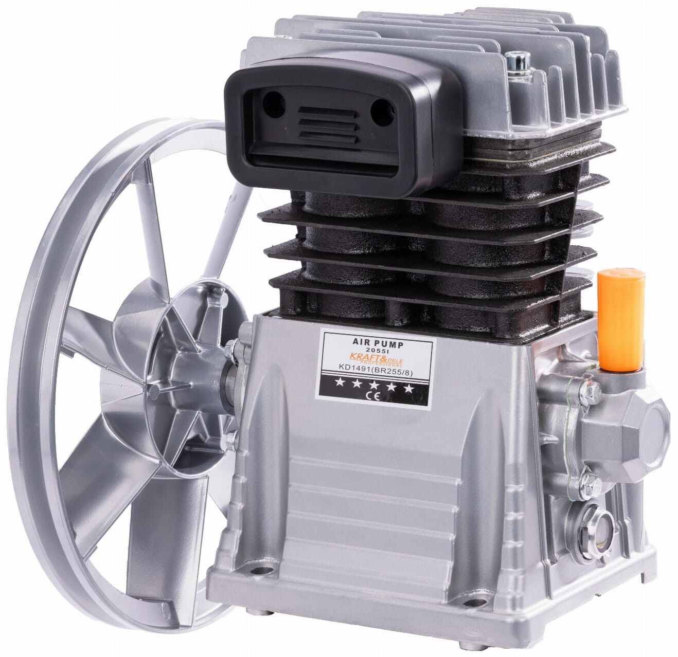 KRAFT&DELE Vzduchový kompresor 1,5 kW/2 HP, 2 písty KD1491